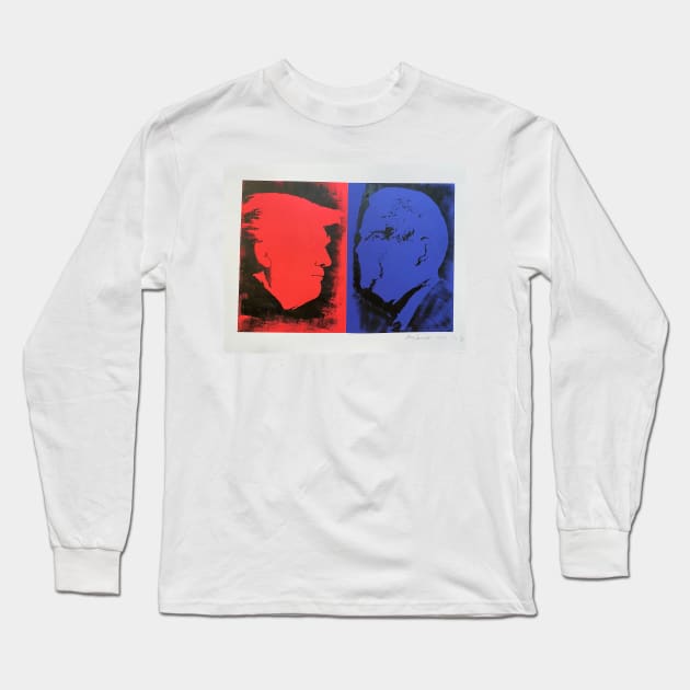 Trump versus Biden Long Sleeve T-Shirt by gjspring